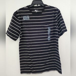 Black and White Striped Men’s Shirt